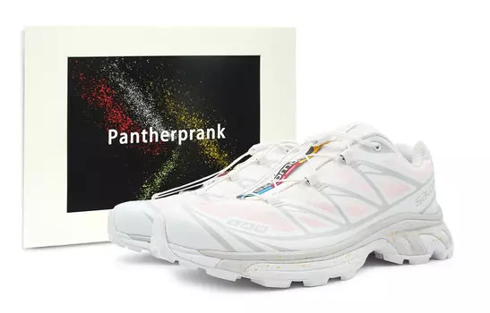 Кроссовки XT-6 унисекс с низким верхом розовый/белый Salomon