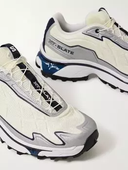 Кроссовки XT-SLATE с резиновой отделкой из сетки SALOMON, слоновая кость
