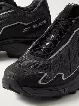 Кроссовки XT-SLATE с резиновой отделкой из сетки SALOMON, черный