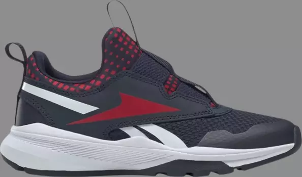 Кроссовки xt sprinter slip-on j 'vector navy vector red' Reebok, синий