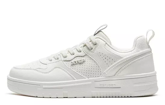 Кроссовки XTEP Alfalfa White Skateboarding Shoes Men Low-top Sail White, белый