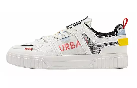 Кроссовки Xtep, белые/черные/красные