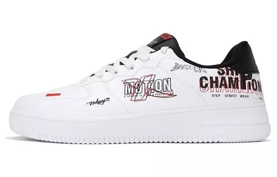 Кроссовки Xtep, белые/черные/красные