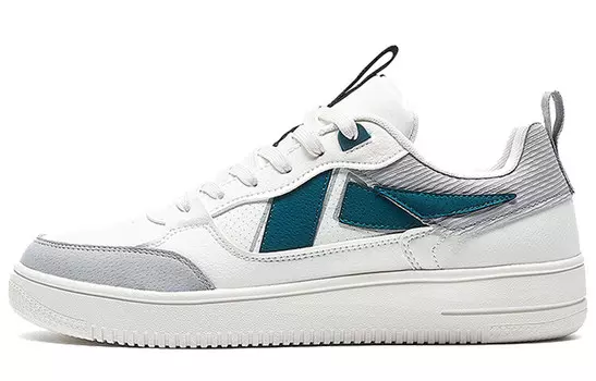 Кроссовки Xtep, белые/серые/зеленые