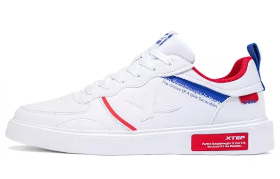 Кроссовки Xtep, белый/красные орхидеи