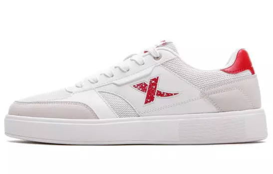 Кроссовки Xtep, бежевые/красные