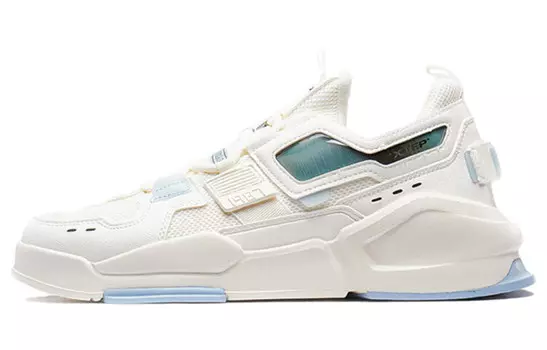 Кроссовки Xtep, бежевые/синие