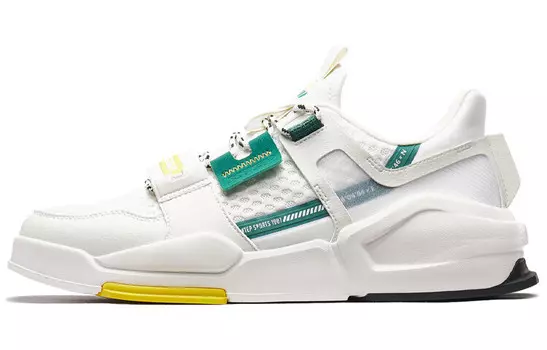 Кроссовки Xtep, бежевые/зеленые