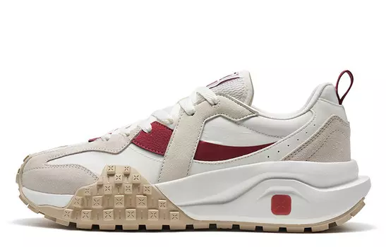 Кроссовки XTEP Casual Series X70 Lifestyle Shoes Men Low-top Peel Grey / Sail White / Dark Crimson Red, белый