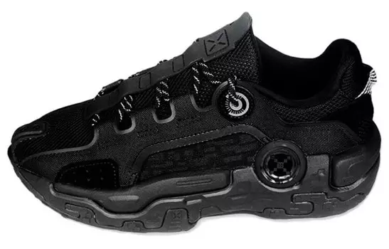 Кроссовки XTEP Casual Shoes Men Low-Top Black, черный