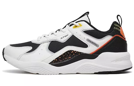 Кроссовки XTEP Casual Shoes Men Low-Top Black White