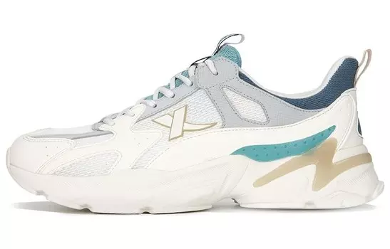Кроссовки XTEP Casual Shoes Men Low-Top White Gray/Blue