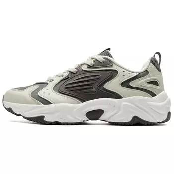 Кроссовки XTEP Chunky Sneakers Men Low-top Fir Green / Tea White / Agarwood Brown, зеленый