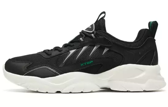 Кроссовки XTEP Chunky Sneakers Men Low-Top Black