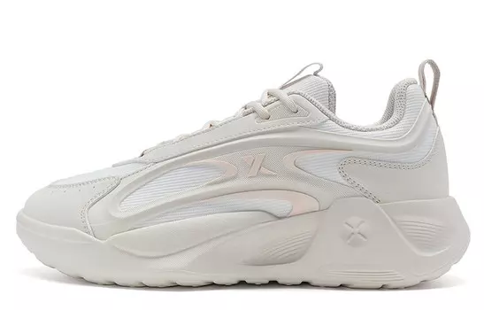 Кроссовки XTEP Chunky Sneakers Women's Low-top Off-white, цвет Off-white