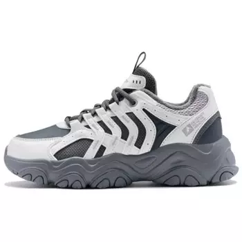 Кроссовки XTEP Chunky Sneakers Women's Low-top Sail White/charcoal Ash, белый