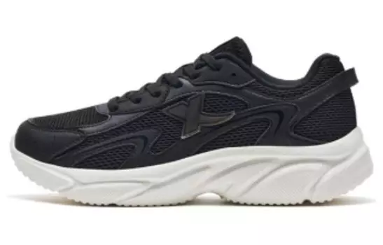 Кроссовки XTEP Chunky Sneakers Women's Low-top Black/White, черный/белый