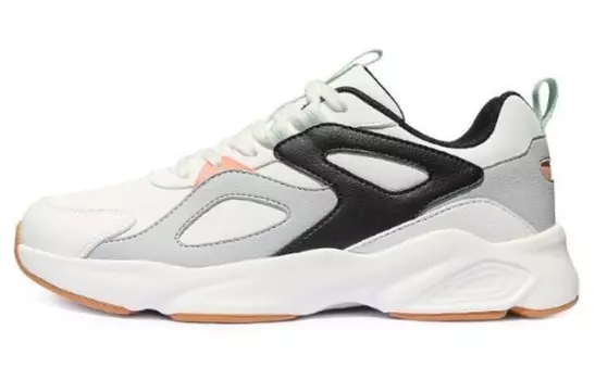 Кроссовки XTEP Chunky Sneakers Women's Low-top Black, бежевый/серый/черный