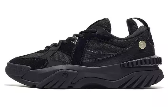 Кроссовки XTEP Kawayuki Chunky Sneakers Men Low-top Black, черный