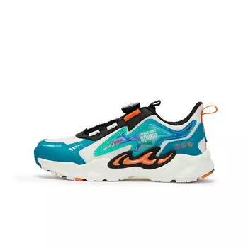 Кроссовки XTEP Kids Lifestyle Shoes GS Low-top Blue/Ashen Slate/Black/Pale Ivory/Sesame, белый/синий