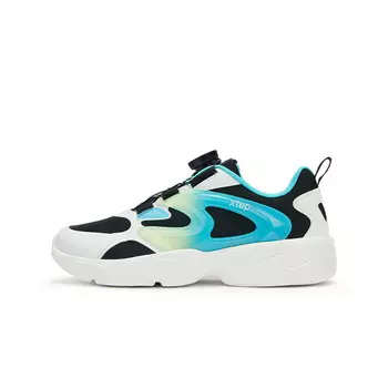 Кроссовки XTEP Kids Lifestyle Shoes GS Low-top Black/Smart Blue/White, черный/синий