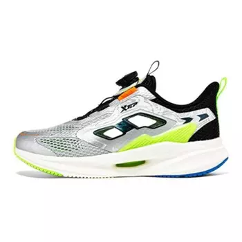 Кроссовки XTEP Kids Lifestyle Shoes GS Low-top New Metal Silver/black, черный