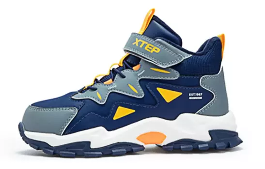 Кроссовки XTEP Kids Lifestyle Shoes GS Mid-top Blue Ash, голубой