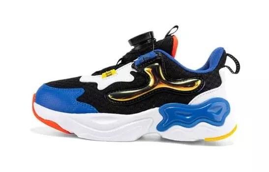 Кроссовки XTEP Kids Lifestyle Shoes PS Low-top University Blue/Black/White, синий