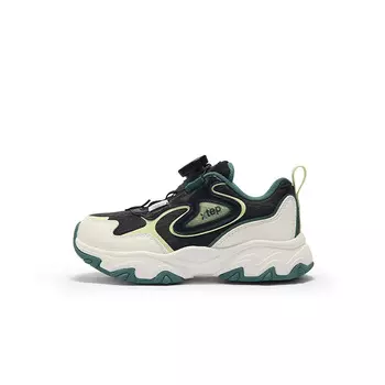 Кроссовки XTEP Kids Lifestyle Shoes PS Low-top Black/velvet Pine Color, черный