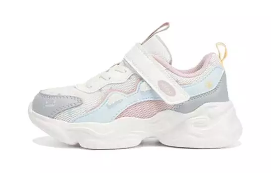 Кроссовки XTEP Kids Lifestyle Shoes PS Low-top White/pink/gray, белый