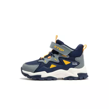 Кроссовки XTEP Kids Lifestyle Shoes PS Mid-top Deep Blue/shade Gray, синий