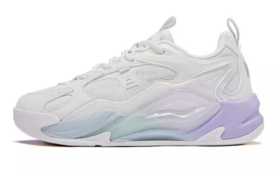 Кроссовки XTEP Liekong 2.0 Chunky Sneakers Women's Low-top Sail White, белый