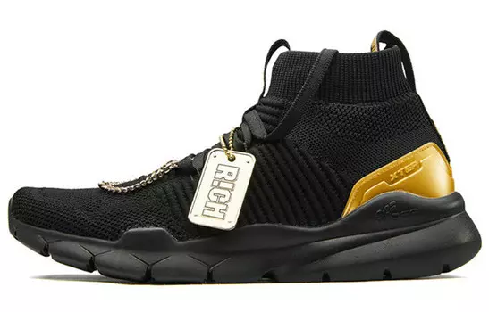 Кроссовки Xtep Lifestyle High-top, черного/золотистый