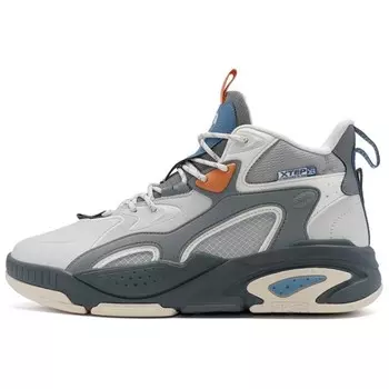 Кроссовки XTEP Lifestyle Shoes Men High-top Gray/Brown, коричневый