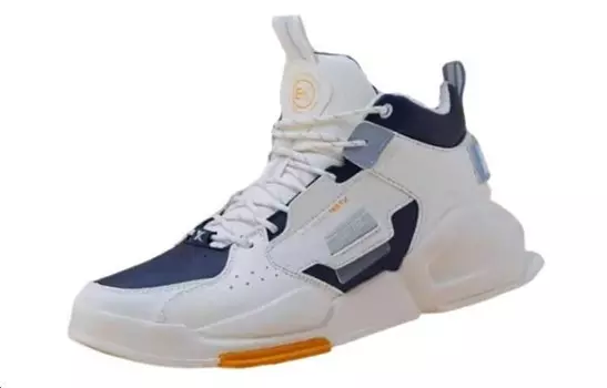 Кроссовки XTEP Lifestyle Shoes Men High-top, белый/синий