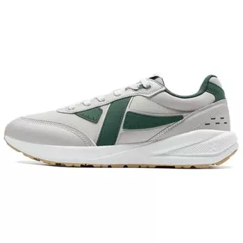 Кроссовки XTEP Lifestyle Shoes Men Low-top Light Beige/Forest Green, зеленый