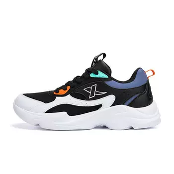 Кроссовки XTEP Lifestyle Shoes Men Low-top Black/White, черный/синий