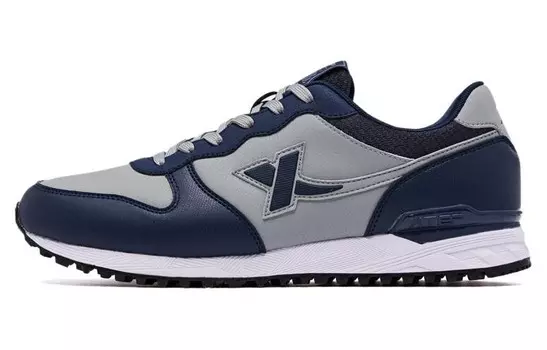 Кроссовки XTEP Lifestyle Shoes Men Low-top Gray/Dark Blue, серый/темно-синий