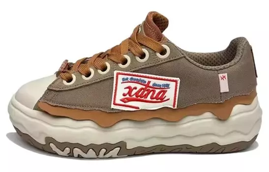 Кроссовки XTEP Lifestyle Shoes Men Low-top Chestnut/Orange, цвет Chestnut/Orange