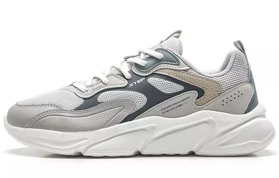 Кроссовки XTEP Lifestyle Shoes Men Low-top Pigeon Grey / Light Hemp Grey, серый