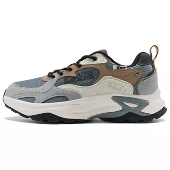 Кроссовки XTEP Lifestyle Shoes Men Low-top Gray-orange, серый