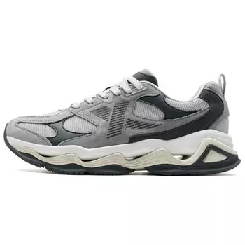 Кроссовки XTEP Lifestyle Shoes Men Low-top Ash Gray/Phantom Gray/Charcoal Gray, серый