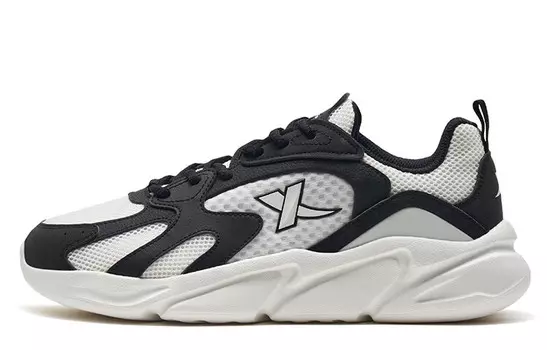 Кроссовки XTEP Lifestyle Shoes Men Low-top Black/White, черный/белый