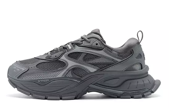 Кроссовки XTEP Lifestyle Shoes Men Low-top Smoke Grey / Smoke Grey, серый