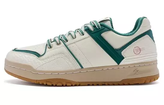 Кроссовки XTEP Lifestyle Shoes Men Low-top Green/White, белый