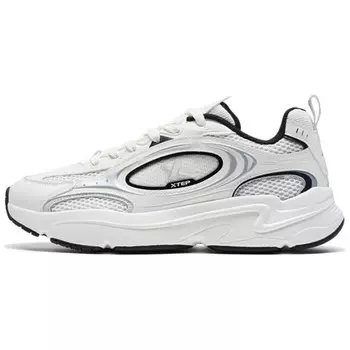 Кроссовки XTEP Lifestyle Shoes Men Low-top White/Black, белый/черный