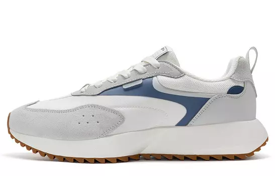 Кроссовки XTEP Lifestyle Shoes Men Low-top Moon Lime / Sail White / Gray Blue, голубой