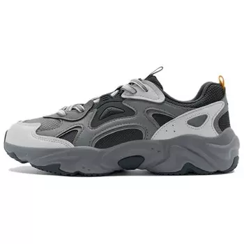 Кроссовки XTEP Lifestyle Shoes Men Low-top Gray/Black, серый/черный