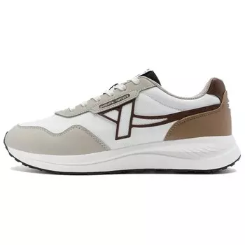 Кроссовки XTEP Lifestyle Shoes Men Low-top Sail White/Light Brownish Grey/Malt Brown, белый