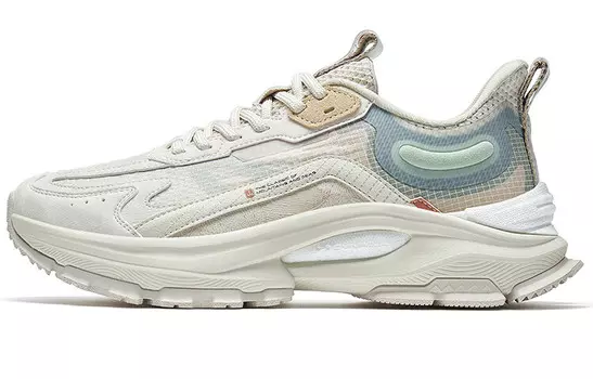 Кроссовки XTEP Lifestyle Shoes Men Low-top Sail White/light Bean Green, белый